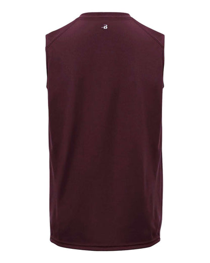 Badger Youth B-Core Sleeveless T-Shirt 2130 #color_Maroon