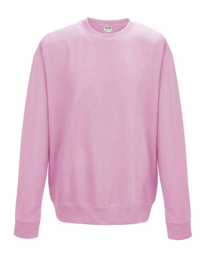 AWDis Unisex College Crewneck Sweatshirt JHA030 #color_Baby Pink