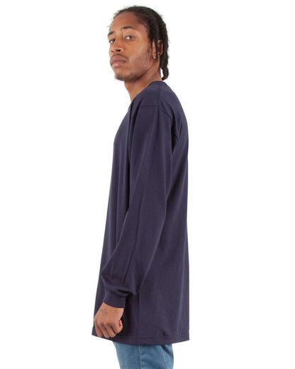 Shaka Wear Unisex Active Long Sleeve T-Shirt SHALS #colormdl_Navy