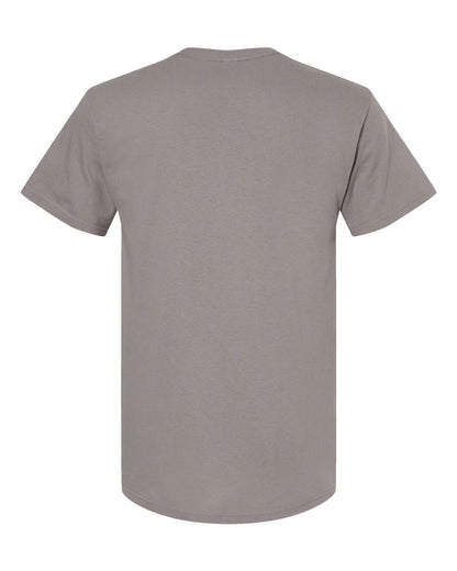 M&O Men's Gold Soft Touch T-Shirt 4800 #color_Gravel