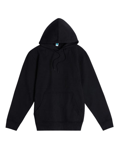 Lane Seven Unisex Future Fleece Hooded Sweatshirt LS18002 #color_Black