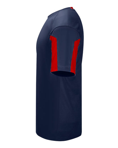 Alleson Athletic Striker Placket 7976 #color_Navy/ Red