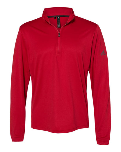 Adidas Lightweight Quarter-Zip Pullover A401 #color_Power Red