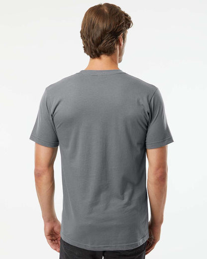 American Apparel Unisex Fine Jersey Tee 2001 #colormdl_Asphalt