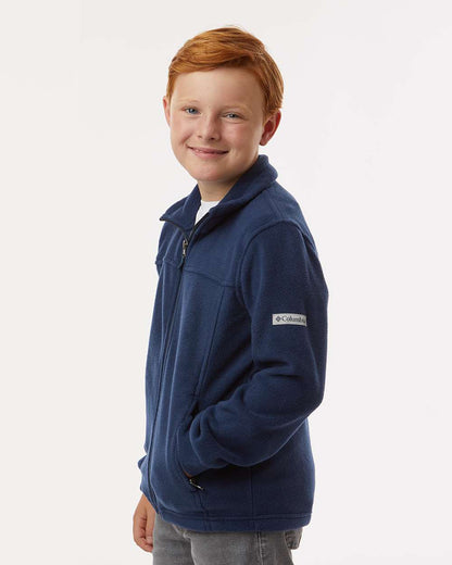 Columbia Youth Steens Mountain™ II Fleece Full-Zip Jacket 212479 #colormdl_Collegiate Navy