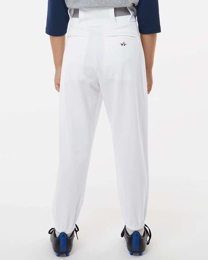 Alleson Athletic Youth Baseball Pants 605PY #colormdl_White