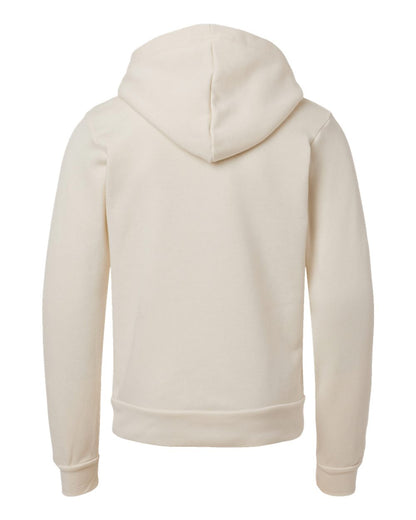 BELLA + CANVAS Youth Sponge Fleece Hoodie 3719Y #color_Natural