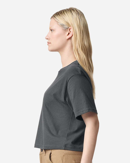 American Apparel Women's Fine Jersey Boxy Tee 102 #colormdl_Asphalt