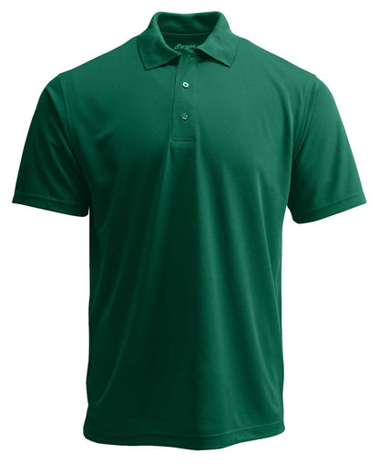 Paragon Men's Saratoga Performance Mini Mesh Polo 100 #color_Hunter Green