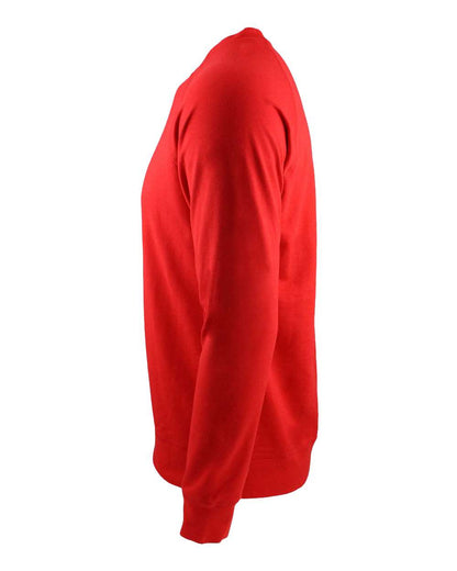 Next Level Laguna Raglan Crewneck Sweatshirt 9000 #color_Red