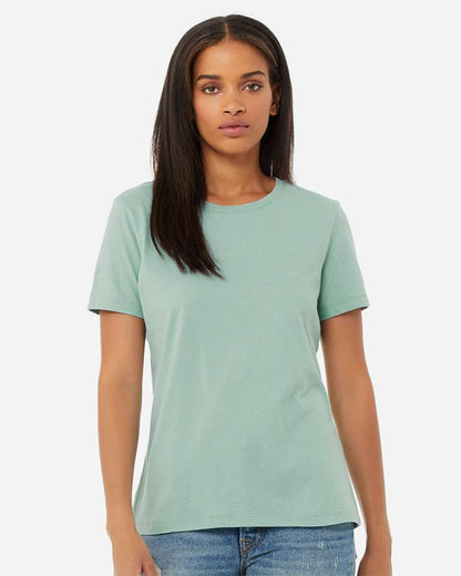 BELLA + CANVAS Women’s Relaxed Jersey Tee 6400 #colormdl_Dusty Blue