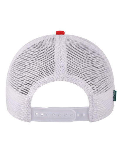 LEGACY Mid-Pro Snapback Trucker Cap MPS #color_Scarlet Red/ White