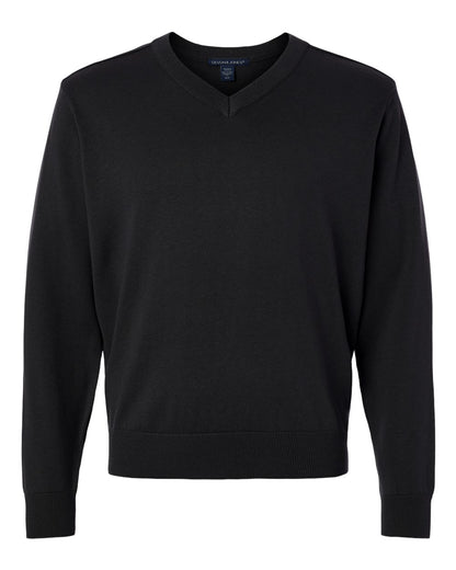 Devon & Jones Men's New Classics V-Neck Sweater DG445 #color_Black