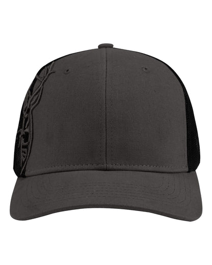 DRI DUCK 3D Buck Pro Cap 3321 #color_Charcoal Mesh