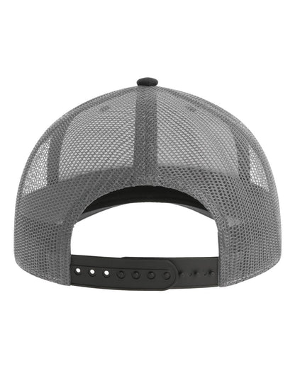 Atlantis Headwear Sustainable Trucker Cap BRYCE #color_Black/ Dark Grey