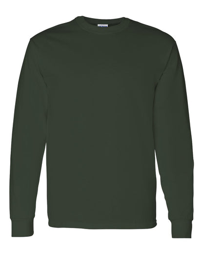 Gildan Unisex Heavy Cotton™ Long Sleeve T-Shirt 5400 #color_Forest