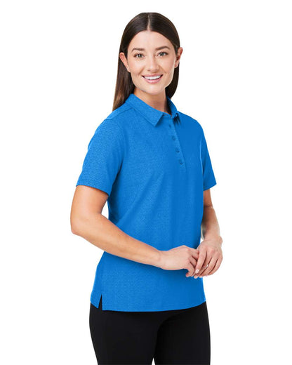 Devon & Jones Women's Crownlux Performance® Geo Polo DG101W #colormdl_French Blue/ CR Blue