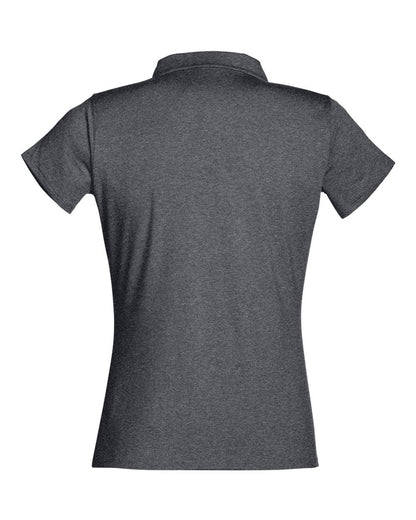 TASC Performance Inc Women's Air Lightweight Polo TW938 #color_Black Heather