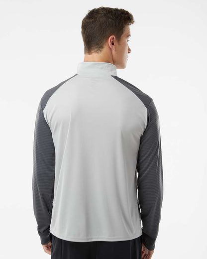 Badger Breakout Quarter-Zip Pullover 4231 #colormdl_Silver/ Graphite