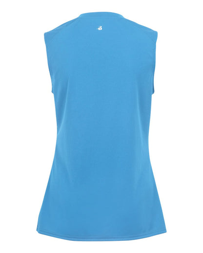 Badger Girls' B-Core Sleeveless T-Shirt 2163 #color_Columbia Blue