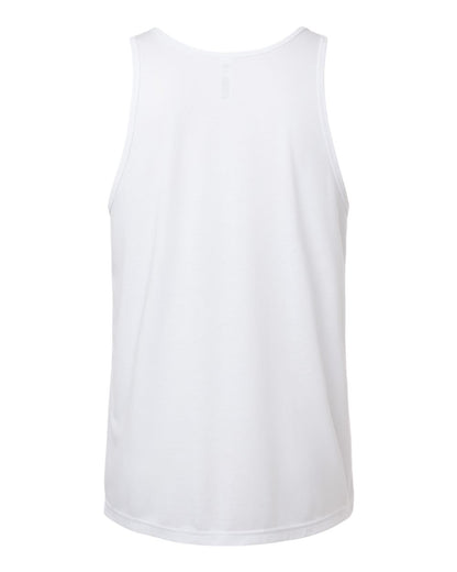 BELLA + CANVAS Triblend Tank 3484 #color_Solid White Triblend