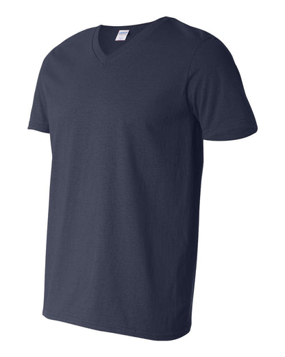 Gildan Softstyle® V-Neck T-Shirt 64V00 #color_Navy