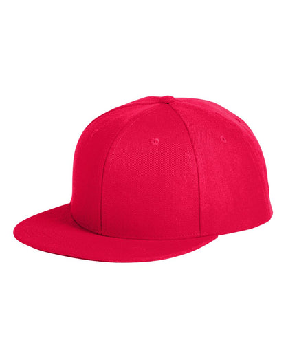 Big Accessories Flat Bill Sport Cap BA539 #color_Red