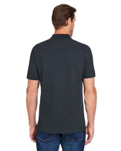 Harriton Men's Valiant Cotton Snag Protect Pocket Polo M205P #colormdl_Dark Charcoal