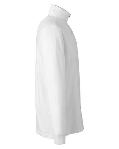Devon & Jones Men's New Classics® Performance Quarter-Zip Pullover DG400 #color_White