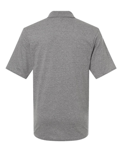 JERZEES Men's Dri-Power® Polo with Pocket 436MP #color_Oxford