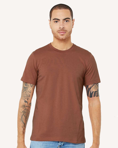 BELLA + CANVAS Jersey Tee 3001 #colormdl_Terracotta