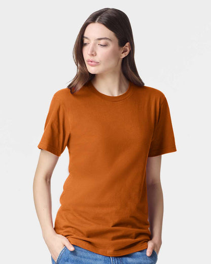 American Apparel Unisex Fine Jersey Tee 2001 #colormdl_Rust
