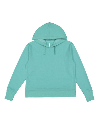 LAT Women's Vintage Wash Hoodie Sweatshirt 3536 #color_Washed Saltwater