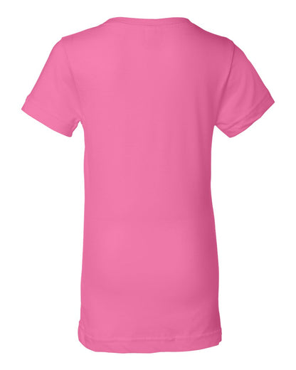 LAT Girls' Fine Jersey Tee 2616 #color_Raspberry