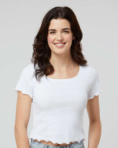 Boxercraft Women's Baby Rib T-Shirt BW2403 #colormdl_White