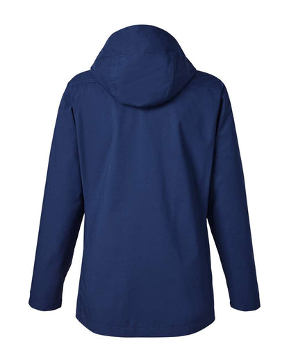 vineyard vines Women's Rain Shell Jacket O001805 #color_Deep Bay