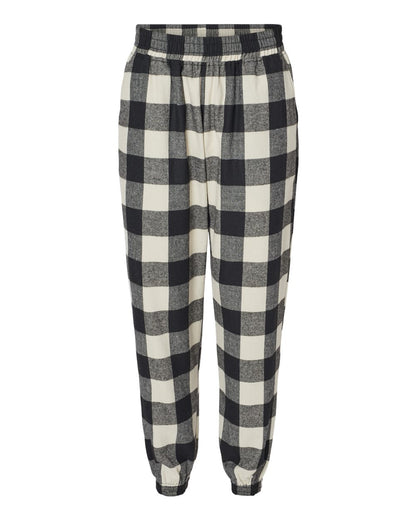 Burnside Flannel Jogger 8810 #color_Ecru/ Black