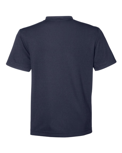 Team 365 Youth Zone Performance Mesh T-Shirt TT15Y #color_Sport Dark Navy