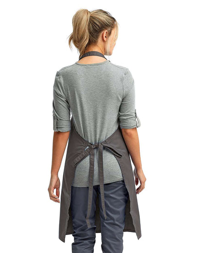 Artisan Collection by Reprime Recycled Bib Apron RP150 #colormdl_Dark Grey