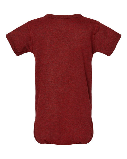 Rabbit Skins Infant Fine Jersey Bodysuit 4424 #color_Cardinal Blackout