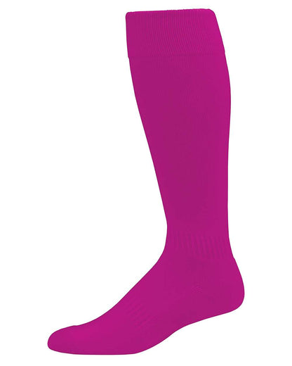 Augusta Sportswear Elite Multi-Sport Socks 6006 #color_Power Pink