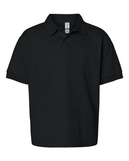 Gildan Youth DryBlend® Jersey Polo 8800B #color_Black