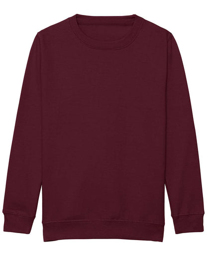 AWDis Youth Crewneck Sweatshirt JHY030 #color_Burgundy