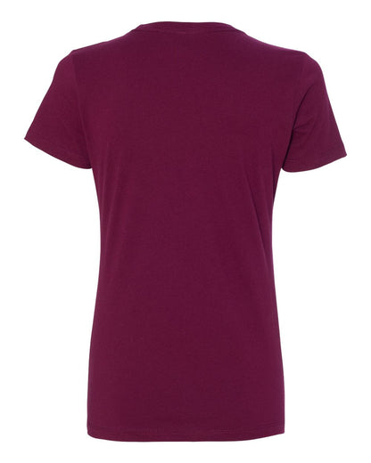 Next Level Women’s Cotton T-Shirt 3900 #color_Maroon