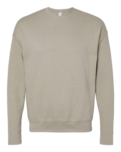 BELLA + CANVAS Unisex Sponge Fleece Drop Shoulder Crewneck Sweatshirt 3945 #color_Heather Stone
