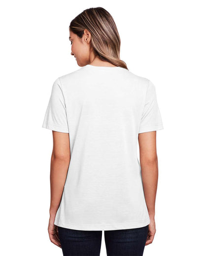 CORE365 Women's Fusion ChromaSoft™ Performance T-Shirt CE111W #colormdl_White