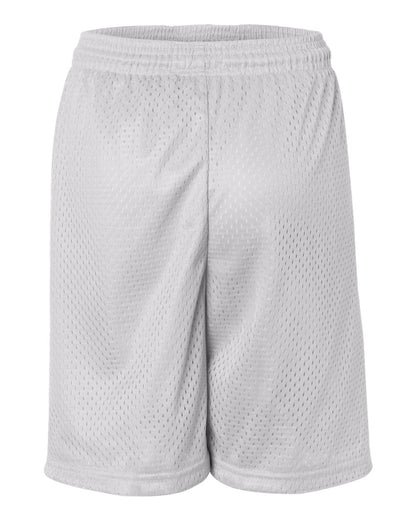 Badger Youth Pro Mesh 6" Shorts 2207 #color_White