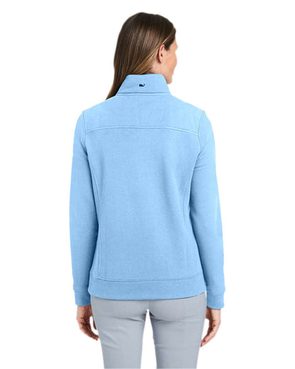 vineyard vines Women’s Collegiate Shep Quarter-Zip Sweatshirt K002795 #colormdl_Jake Blue