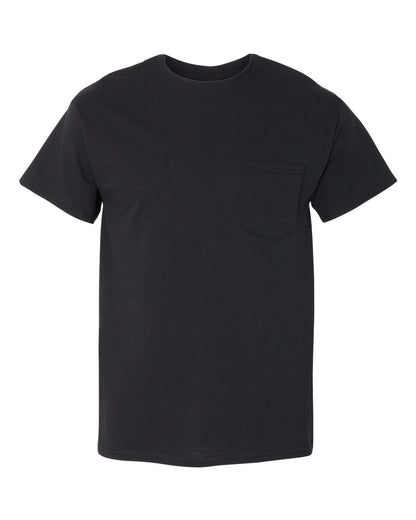 Gildan Unisex Heavy Cotton™ Pocket T-Shirt 5300 #color_Black