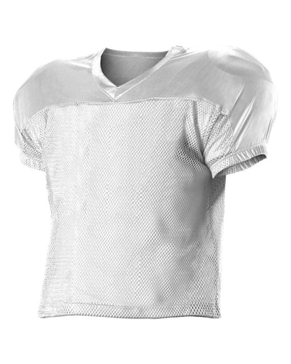 Alleson Athletic Youth Practice Football Jersey 712Y #color_White